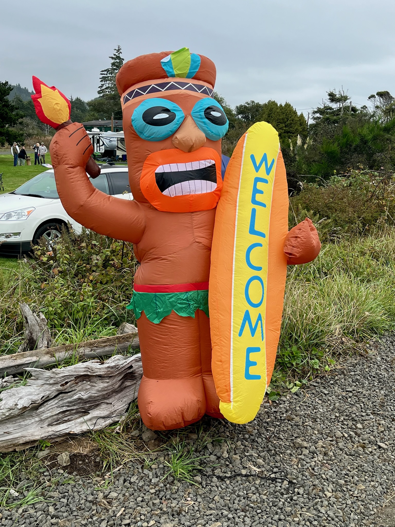Tiki Surfer Welcome